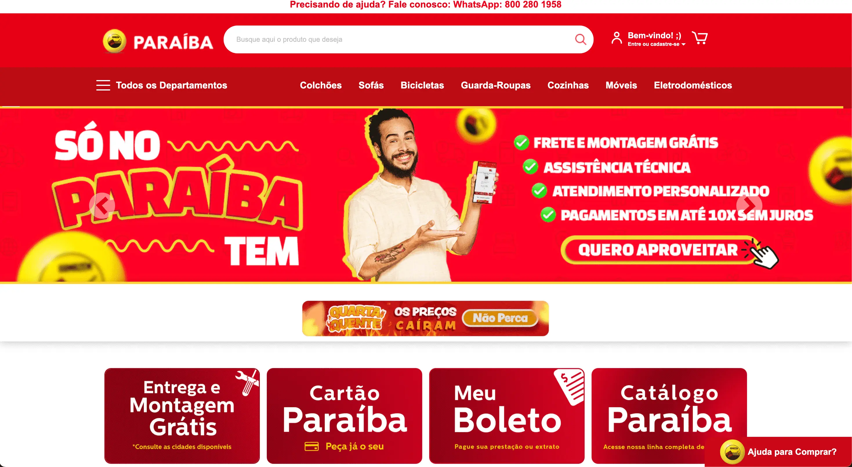 Armazém Paraíba homepage
