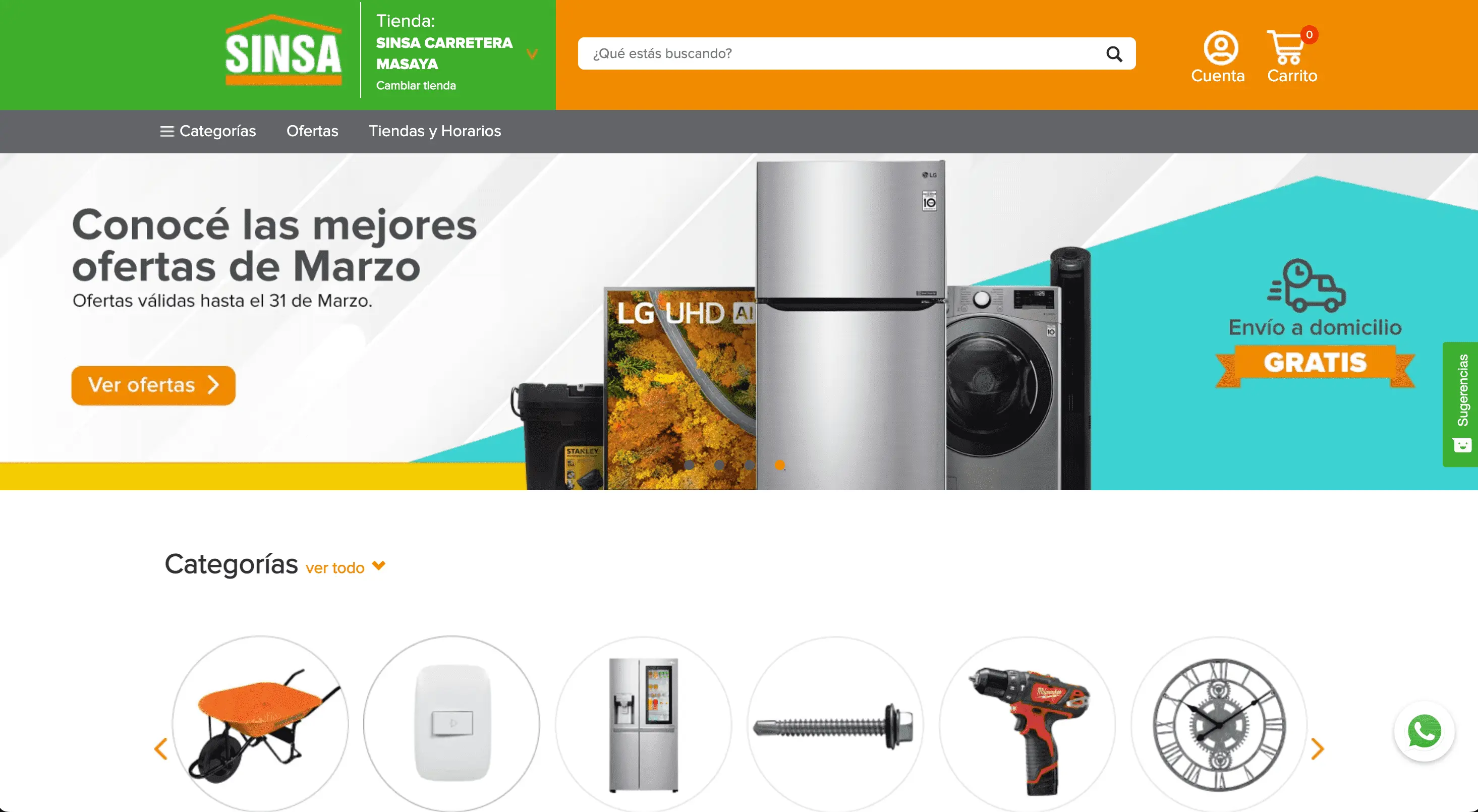 Sinsa homepage